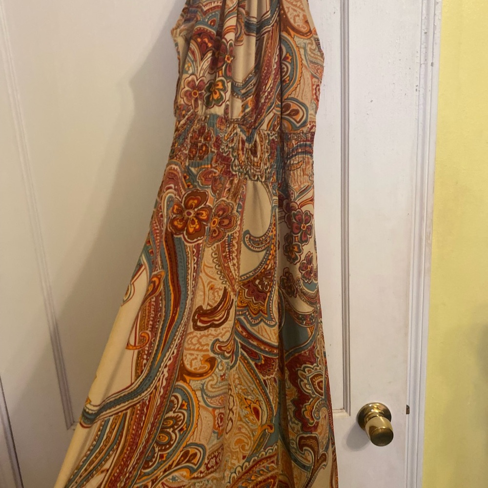 SHEIN Multicolor Paisley Maxi Dress